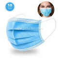 Civil Protective Disposable Masks 3 Layers Of Dust-proof